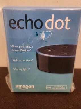 Amazon Echo Dot 2nd Generation Smart Speaker Alexa in Black -NEW